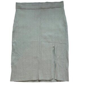Abercrombie & Fitch Knit‎ Skirt XLP Soft AF Collection Knit Skirt Slit Stretch